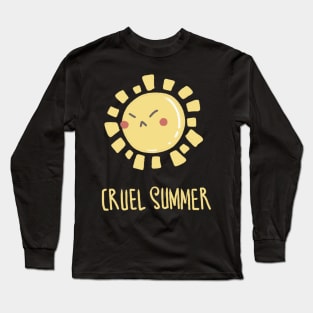 Very angry sun cute Long Sleeve T-Shirt